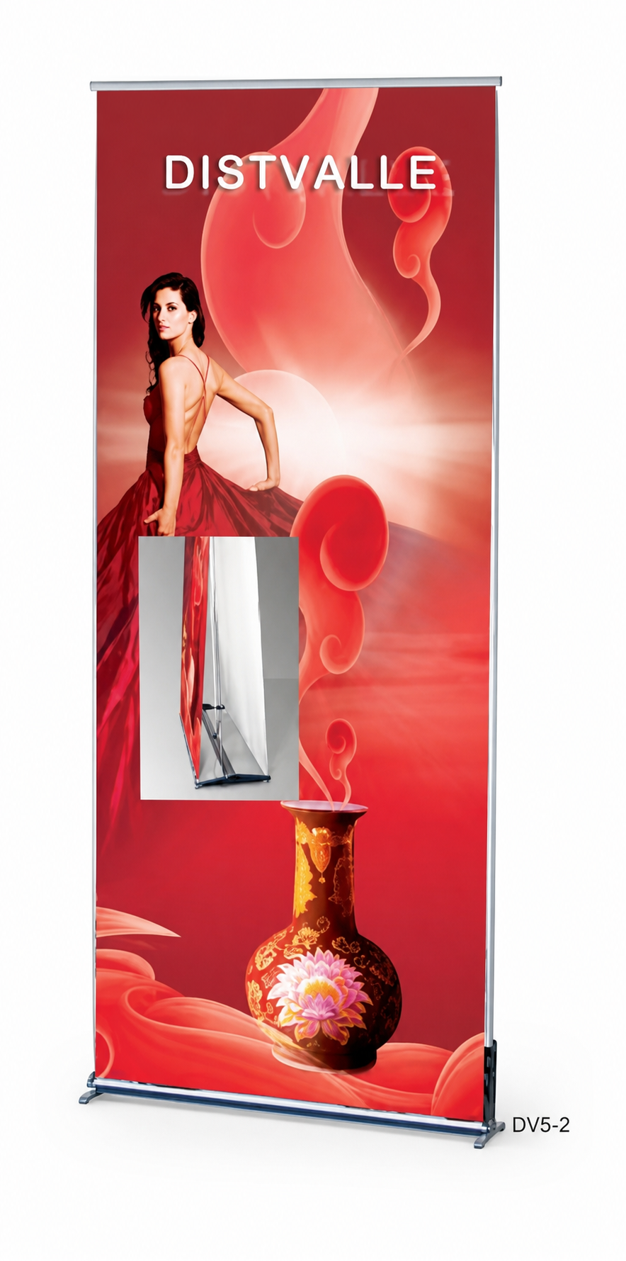 Double side show screen